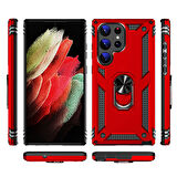 Galaxy S23 Ultra Uyumlu Zore Vega Kılıf-Siyah