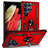 Galaxy S23 Ultra Uyumlu Zore Vega Kılıf-Kırmızı