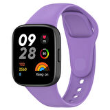 Xiaomi Redmi Watch 3 Uyumlu KRD-81 Uyumlu Zore Kordon-Lila