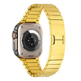 Watch 7 45mm Uyumlu KRD-82 Metal Zore Kordon-Siyah