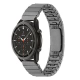 Galaxy Watch 46mm Uyumlu KRD-82 22mm Metal Zore Kordon-Gri