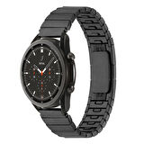 Xiaomi Amazfit Pace Uyumlu KRD-82 22mm Metal Zore Kordon-Gri