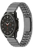 Galaxy Watch 46mm Otomatik Klipsli Lüx Metal Kordon