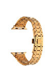 Apple Watch 40mm Uyumlu Krd-83 Metal Kordon Gümüş-rosegold
