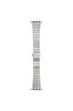 Apple Watch 40mm Uyumlu Krd-83 Metal Kordon Gümüş-rosegold