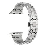 Watch 38mm Uyumlu KRD-83 Metal Zore Kordon-Gümüş