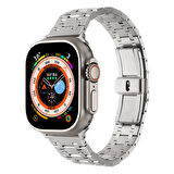 Watch 38mm Uyumlu KRD-83 Metal Zore Kordon-Gümüş