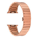 ​​​Watch 38mm Kordon Uyumlu KRD-79 Metal Strap Kayış CLO- Gümüş