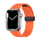 Watch 44mm Uyumlu KRD-84 Uyumlu Zore Kordon-Turuncu