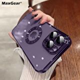 iPhone 11 Pro Logo Detaylı Kenarları Renkli Kamera Korumalı Luxury Omega Kılıf