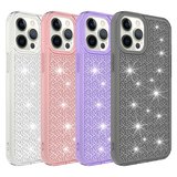 iPhone 12 Pro Max Uyumlu AirBagli Parlak Tasarımlı Zore Snow Kılıf-Pembe