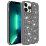 iPhone 13 Pro Uyumlu AirBagli Parlak Tasarımlı Zore Snow Kılıf-Siyah