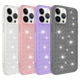 iPhone 13 Pro Uyumlu AirBagli Parlak Tasarımlı Zore Snow Kılıf-Siyah