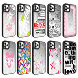 iPhone 11 Pro Max Uyumlu Aynalı Desenli Kamera Korumalı Parlak Zore Mirror Kapak-Yıldız