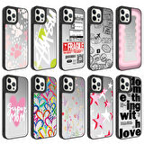 Apple iPhone 12 Pro Max Kılıf Aynalı Desenli Kamera Korumalı Parlak Zore Mirror Kapak-Yıldız