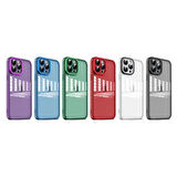 iPhone 13 Pro Max Uyumlu Kamera Korumalı Transparan Zore Post Kılıf-Mavi