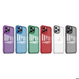 iPhone 13 Pro Max Uyumlu Kamera Korumalı Transparan Zore Post Kapak-Siyah