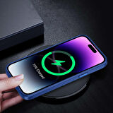 iPhone 14 Pro Max Uyumlu Zore Flora Kapak-Derin Mor