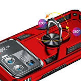 Xiaomi Mi 11 Ultra Kılıf Zore Vega Kapak-Kırmızı