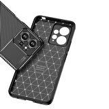 Xiaomi Redmi Note 12 4G Kılıf Zore Negro Silikon Kapak-Siyah