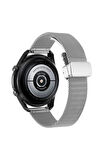 Xiaomi Amazfit Pace Uyumlu Krd-85 22mm Metal Kordon-rose Gold