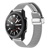 Xiaomi Amazfit Pace Uyumlu KRD-85 22mm Metal Zore Kordon