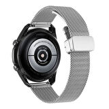 Xiaomi Amazfit Pace Uyumlu KRD-85 22mm Metal Zore Kordon