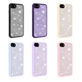 iPhone SE 2020 Kılıf Parlak Taşlı Tasarım Zore Ston Kapak -88990