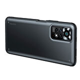 Xiaomi Redmi Note 11S Global Kılıf Zore Volks Kapak-Siyah