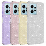 Xiaomi Redmi Note 12 4G Kılıf Zore Shining Silikon-Gold