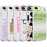 iPhone 7 Plus Uyumlu Mermer Desenli Zore Marbello Kapak-Yeşil