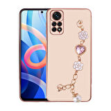 Xiaomi Redmi Note 12 Pro 4G Kılıf El Tutamaçlı Kamera Korumalı Zore Taka Silikon Kapak-Pembe