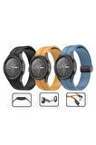 Galaxy Watch 4 44mm Uyumlu Krd-84 Uyumlu Kordon Mavi