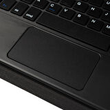 Galaxy Tab A7 Lite T225  Uyumlu ​İNC Border Keyboard Bluetooh Bağlantılı Standlı Klavyeli Tablet Kılıf