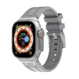 Watch 42mm Uyumlu KRD-89 Uyumlu Zore Kordon-Gümüş