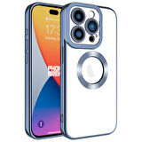 iPhone 15 Pro Kılıf Kamera Korumalı Logo Gösteren Omega Kılıf