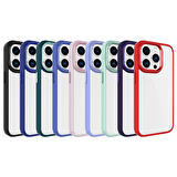 iPhone 15 Pro Uyumlu Zore Krom Kapak-Derin Mor