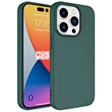 iPhone 15 Pro Uyumlu Zore LSR Lansman Kılıf-Koyu Yeşil