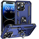 iPhone 15 Pro Uyumlu Zore Vega Kılıf-Mavi
