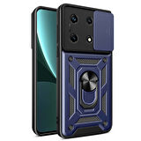 İnfinix Note 30 Pro Kılıf Magnetik Standlı Kamera Korumalı Sürgülü Vega Kapak
