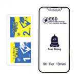 iPhone 15 Pro Max Uyumlu Zore Rika Premium Temperli Cam Ekran Koruyucu