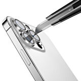 Vendas iPhone 15 Pro Max Uyumlu Görüntüyü Bozmayan Tam Uyumlu Cam Kamera Lens Koruyucu