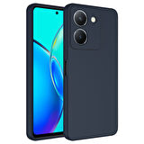 Vivo Y36 4G Kılıf Zore Mara Lansman Kapak-Lacivert