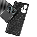 Xiaomi Poco F5 Kılıf Zore Negro Silikon Kapak-Siyah