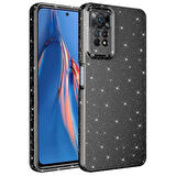 Xiaomi Redmi Note 12 Pro 4G Kılıf Kamera Korumalı Simli Lüks Koton Kapak kılıf