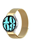 Galaxy Watch 6 40mm Uyumlu Krd-01 Metal Kordon Pembe