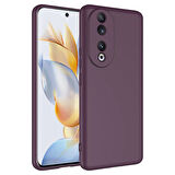 Huawei Honor 90 Kılıf Zore Mara Lansman Kapak-Mürdüm