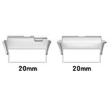 Xiaomi Redmi Watch 3 Active Metal Kordon Dönüştürücü CLO- Gümüş