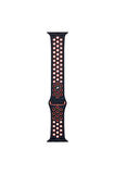 Apple Watch 44mm Kordon Yeni Seri 2023 Krd-02 Uyumlu Strap Kayış Lacivert