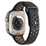 Watch 42mm Kordon Yeni Seri 2023 KRD-02 Uyumlu Strap Kayış CLO- Turuncu